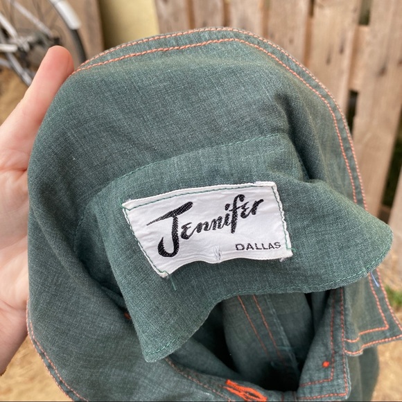 70’s Vintage Jennifer Eden Pleated Workwear Dress - Picture 4 of 7